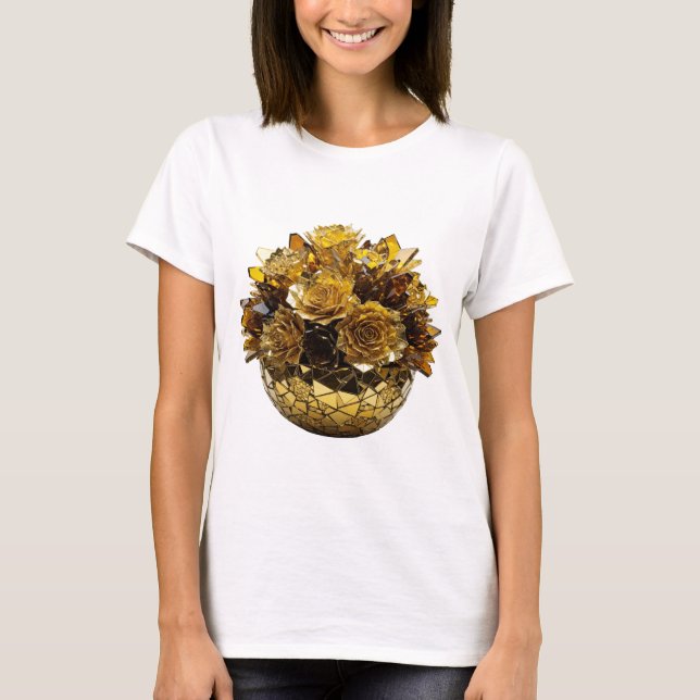 Skarp Silver GULL ROSEBOLD Design T Shirt (Framsida)