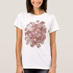 Skarp Silver ROSE GULD GLITTER T-shirt