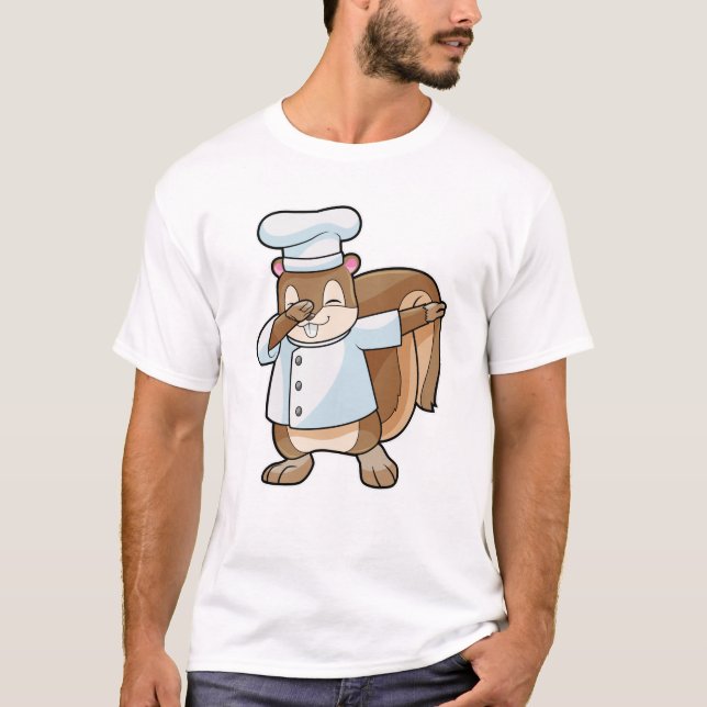 Skarp som Cook med kokande apron T Shirt (Framsida)