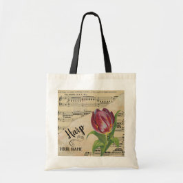 Skarp Tulip Vintage Lakan Music Customized Tygkasse