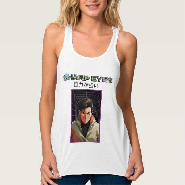 Skarpa ögon linne med racerback  (Framsida)