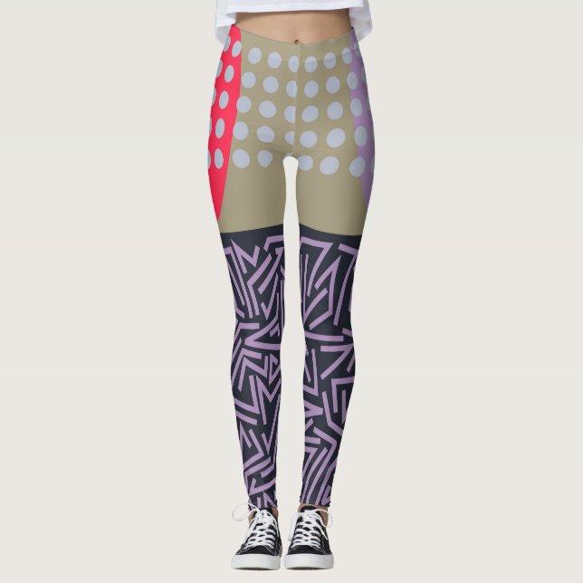 Skarpade ägg leggings (Framsida)