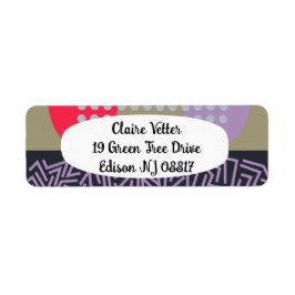 Skarpade ägg returadress etikett