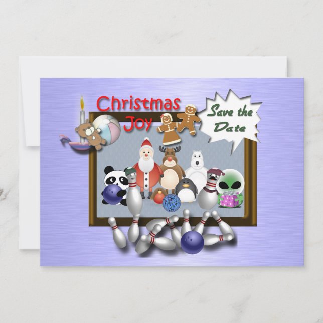 Skarpande jul Party Inbjudningar (Framsida)