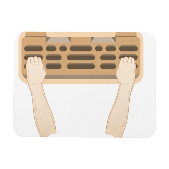 Skarpapp mindre magnet (Horisontell)