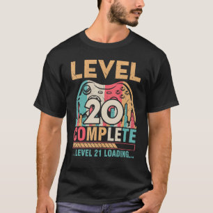 Skarpår 20 - fullständig nivå 2 för Make med gamer T Shirt