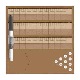 Skarpel 3-spel med Stift & lane Diagram Skrivtavla