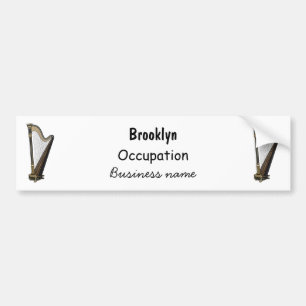 Skarpens tecknad illustration bildekal