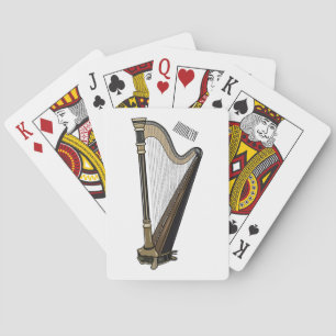 Skarpens tecknad illustration casinokort