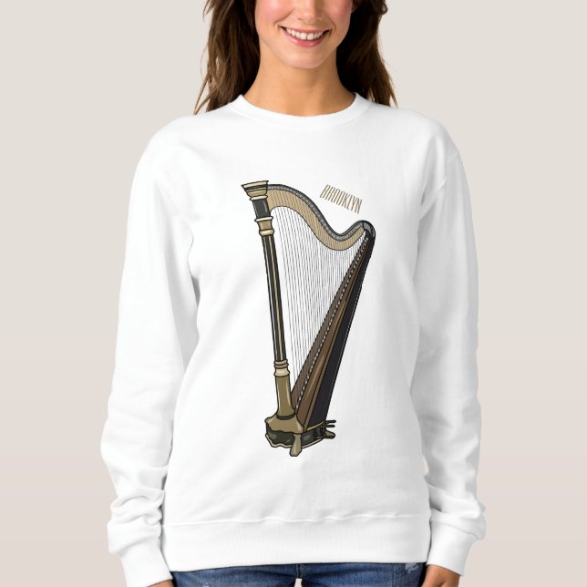 Skarpens tecknad illustration t shirt (Framsida)