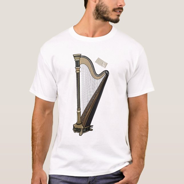 Skarpens tecknad illustration t shirt (Framsida)