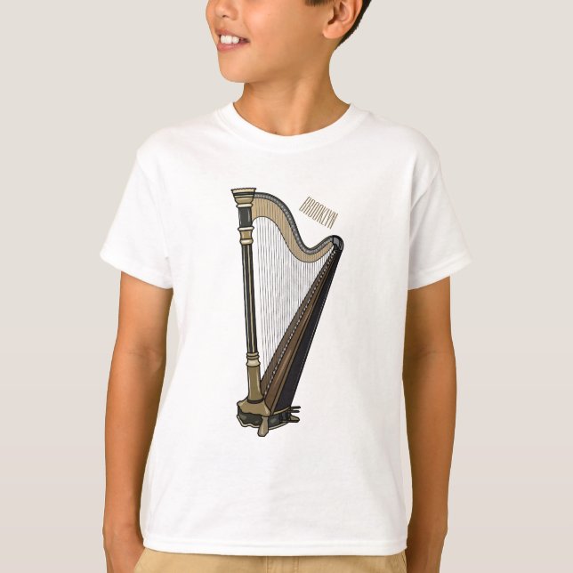 Skarpens tecknad illustration t shirt (Framsida)