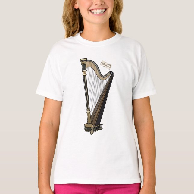 Skarpens tecknad illustration t shirt (Framsida)