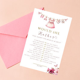 Skärpinkt Set med Akvarellspel Baby Shower