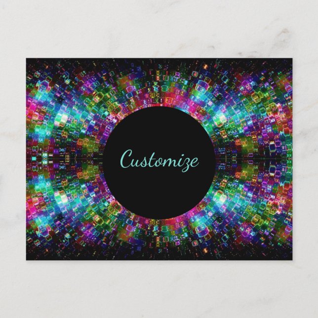 Skarpt vykort för glas Spiral (Framsida)