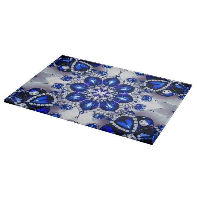 Skärpta med blå vit Färg (Hörn)