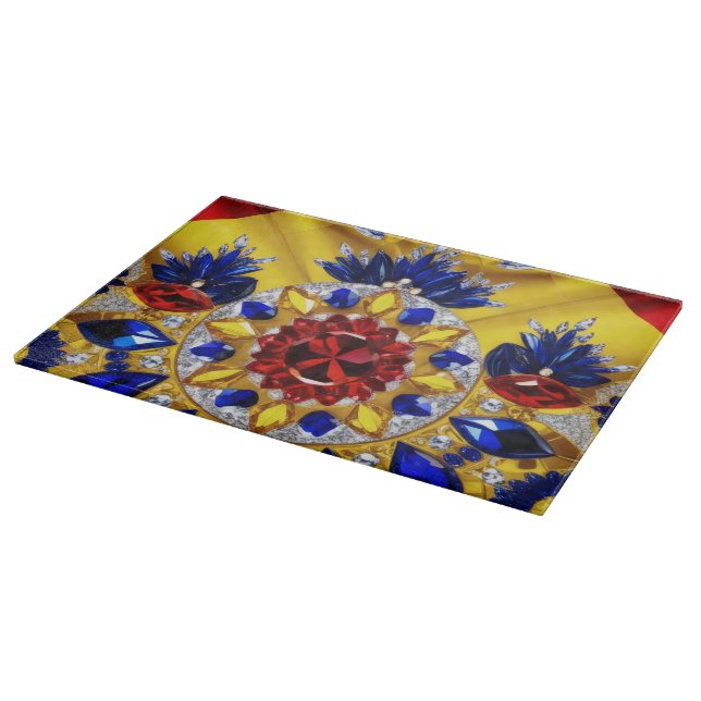 Skärpta med Rumänien Färg Design (Hörn)