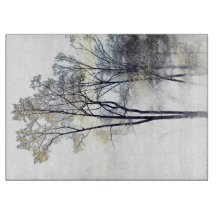 Skärpta Wintry Forest Glass