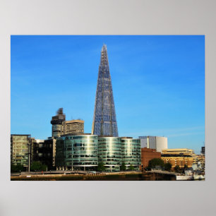 Skärvan av exponeringsglas i London Poster