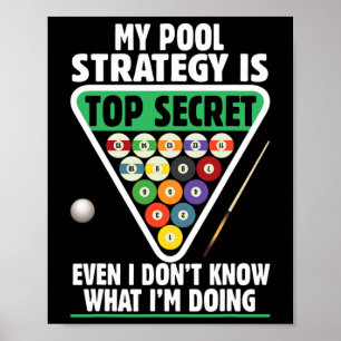 Skarvspelare i Bassäng-strategin Poster