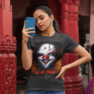 Skary Clown - be min vän Dam T-Shirt