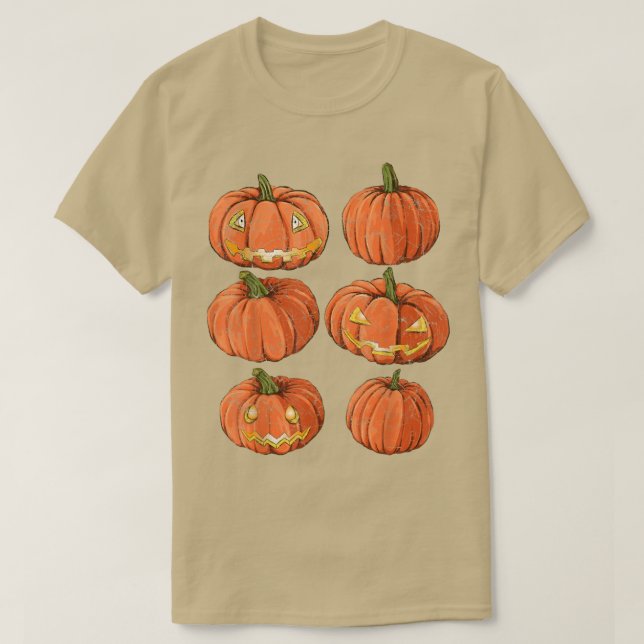 Skary Halloween Costume Jack o lantern Spooky Pump T Shirt (Design framsida)