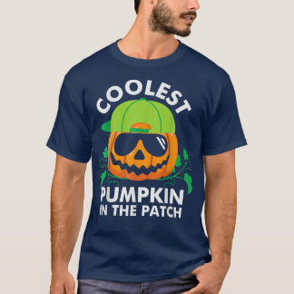 Skary Halloween-formblåsare med graverad pumpkin T Shirt