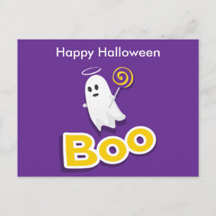Skary Halloween Nattvykort Vykort