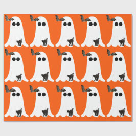Skary Halloween Wrapping Papper Presentpapper