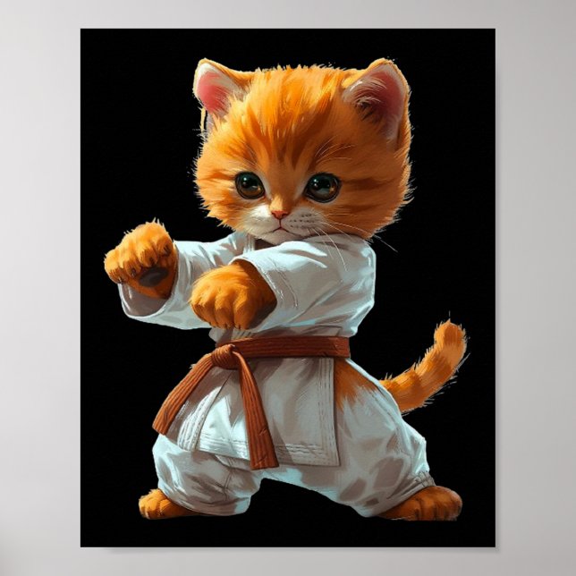 Skary Martial Arts Fighter Karate Boxer Comt Kung Poster (Framsidan)