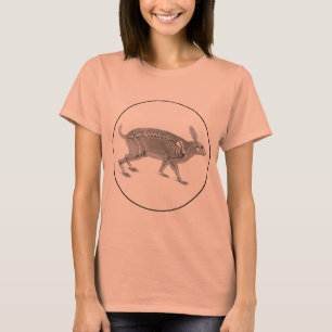 Skary vintage bunny skelett t-shirt