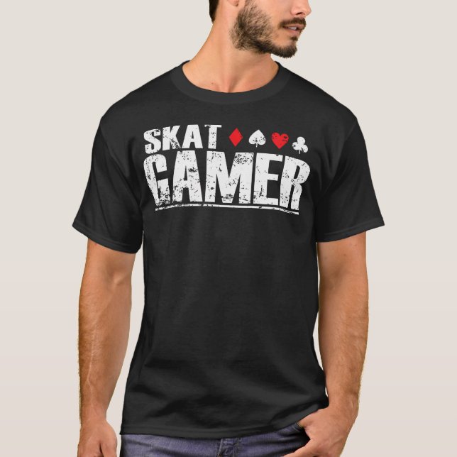 Skat Gamer T Shirt (Framsida)
