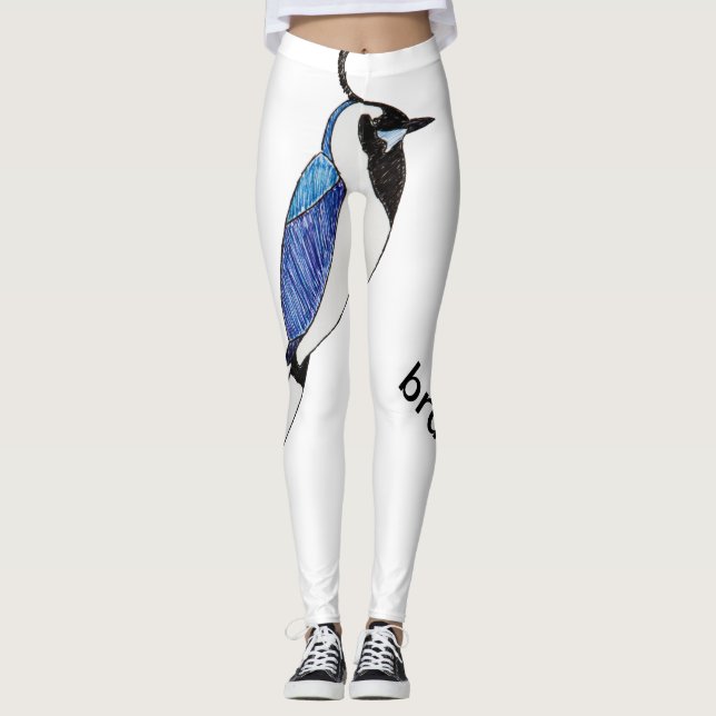 SkataJay damasker Leggings (Framsida)