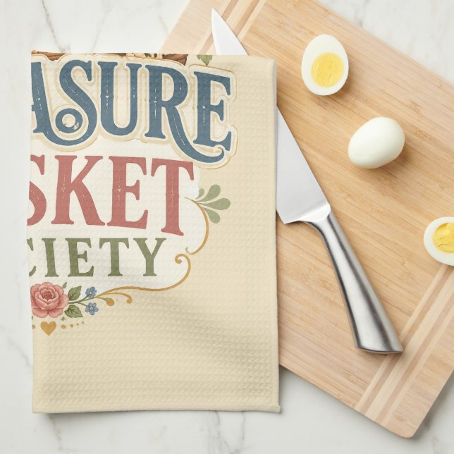 Skatbasketssällskapets Cottagecore Kökshandduk (Vikt i Fjärdedel)