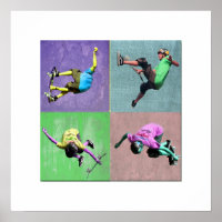 Skate Boarding Pop Art 2, Copyright Karen J Willia