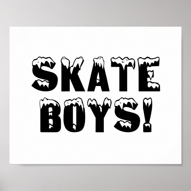 SKATE BOYS POSTER (Framsidan)