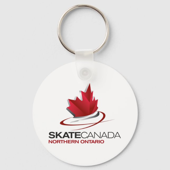 Skate Canada Northern Ontario Logotyp Nyckelring (Framsida)