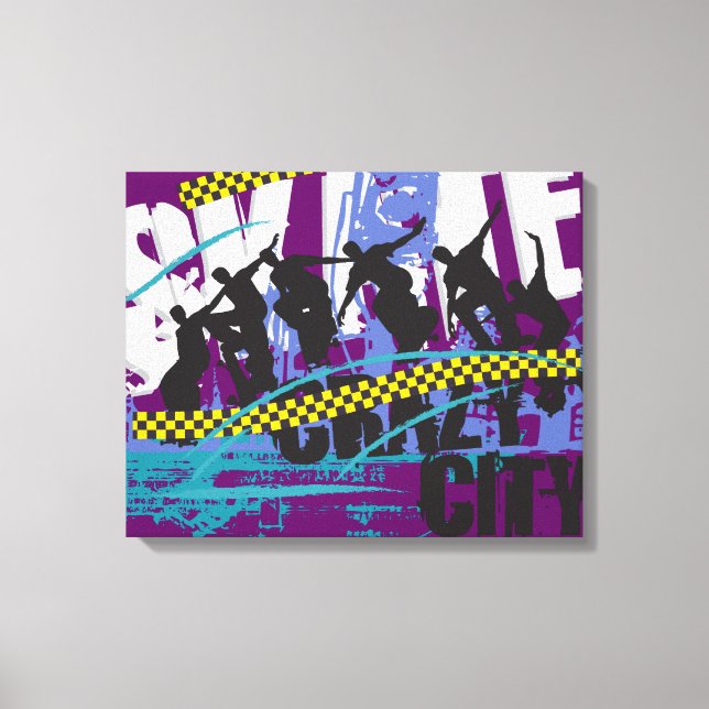 Skate City Canvastryck (Framsida)