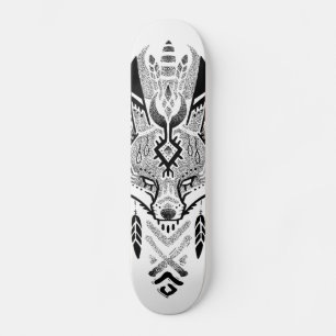 Skate de renard stil tattobadass mini skateboard bräda 18,5 cm