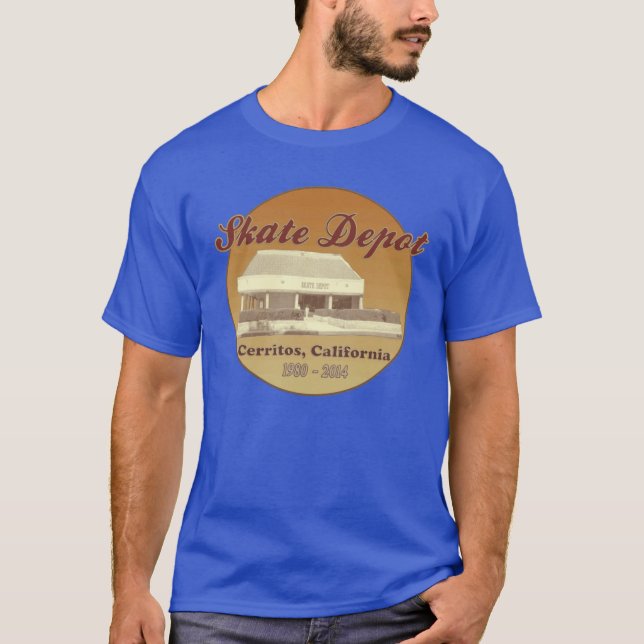 Skate Depot Rullskridskobana T Shirt (Framsida)