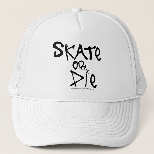 Skate eller Die Hat Keps (Framsida)