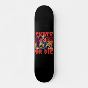 Skate eller Die Mini Skateboard Bräda 18,5 Cm