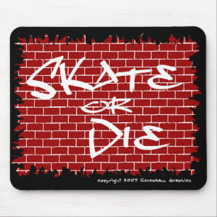 Skate eller Die Mousepad Musmatta
