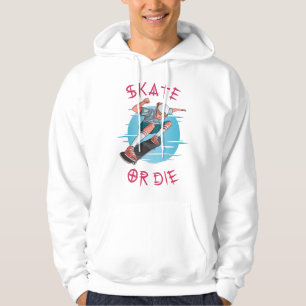 Skate eller die Skateboarder Boy Hoodie