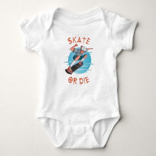 Skate eller die Skateboarder Boy T Shirt
