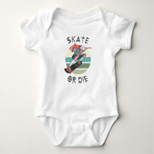Skate eller die Skateboarder Boy T Shirt