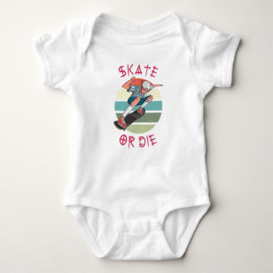 Skate eller die Skateboarder Boy T Shirt