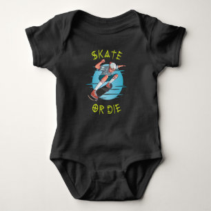 Skate eller die Skateboarder Boy T Shirt
