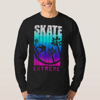 Skate eller Die Skateboarding Street Extreme Attit T Shirt