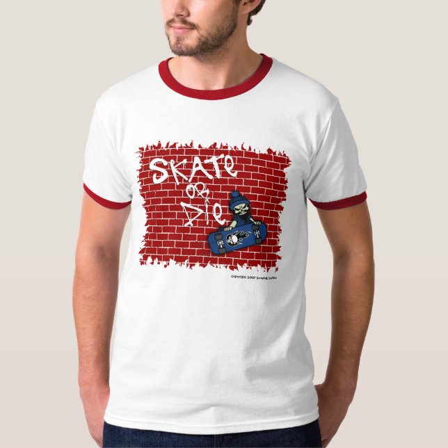 Skate eller Die T-Shirt (Framsida)